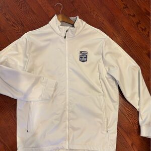 Antigua White Jacket with Logo